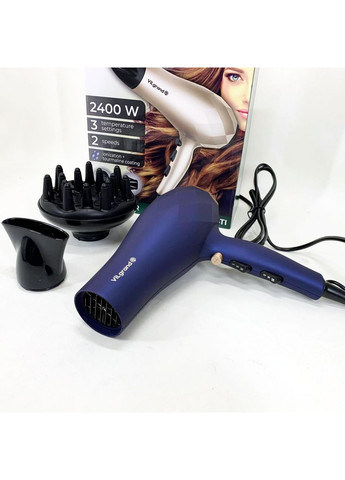 Фен VILGRAND VHD 2424TI. Цвет: голубой No Brand (350937010)