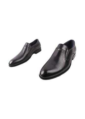 Черные туфли мужские черные натуральная кожа Brooman