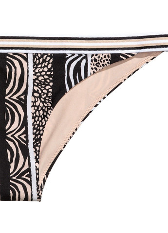 Бежевые плавки купальные с рисунком H&M