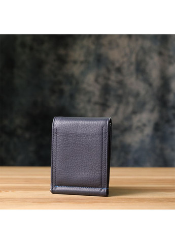 Вертикальний чоловічий затискач із зернистої натуральної шкіри 20862_1 (3595 navy) Tony Perotti (362046802)