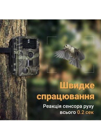 Фотопастка, мисливська камера HC-808A, базова, без модему, 1080P / 24МП Suntek (376267532)