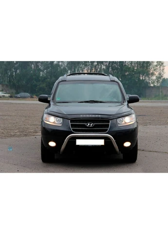Кенгурятник WT007 (нерж.) для Hyundai Santa Fe 2 2006-2012 рр CAN (389049580)