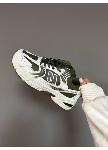 Белые демисезонные кроссовки мужские new balance 530 khaki white нью беланс 530 No Brand