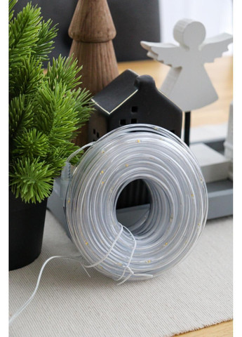 Гирлянда уличная LED Трубка солнечная панель, теплый свет - 10 м. Flame (370381693)