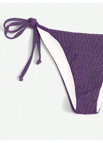 Фиолетовый летний купальник SHEIN