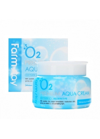 FarmStay Крем кислородный увлажняющий с ниацинамидом O2 Premium Aqua Cream 100ml — Крем, Южная Корея (298054036)