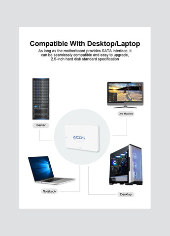 Твердотельный накопитель SSD 2.5" Acos 120GB No Brand (300577837)
