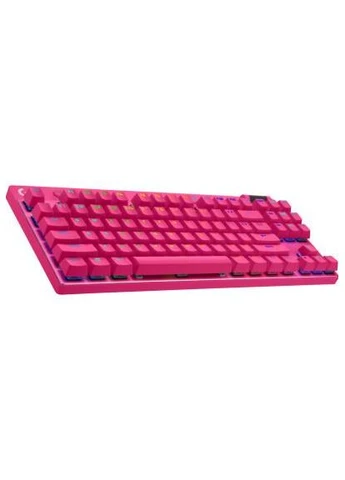 Клавиатура G PRO X TKL Lightspeed Tactile USB UA Magenta (920-012159) Logitech (400518826)