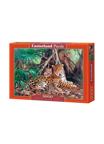 Пазл "Ягуары в джунглях", 3000 шт (C300280) Castorland (290841134)
