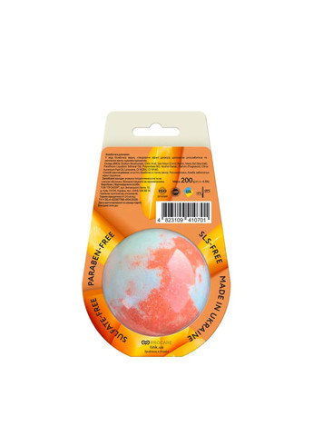 Бомбочка-гейзер для ванн Mango 200 г Tink (367988544)