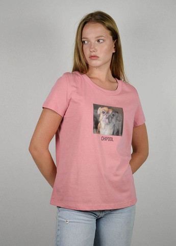 Рожева літня футболка жіноча рожева 101032 Power