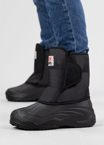 Чоботи чоловічі зимові з хутром чорні (М 12) Progress (312321196)