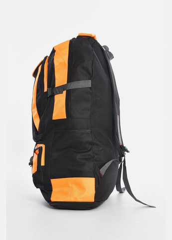 Рюкзак чоловічий текстильний помаранчевого кольору Let's Shop (315069732)
