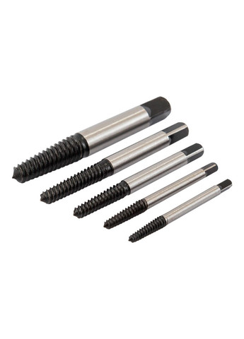 Набір екстракторів для викручування гвинтів міцні для металу 5 шт. (M3-M18) Mastertool (332206163)