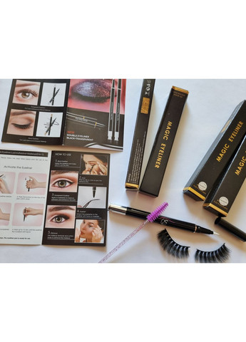 Маркер-подводка для надевания многоразовых ресниц БЕЗ клея Прозрачный Magnetic Lashes (366668500)