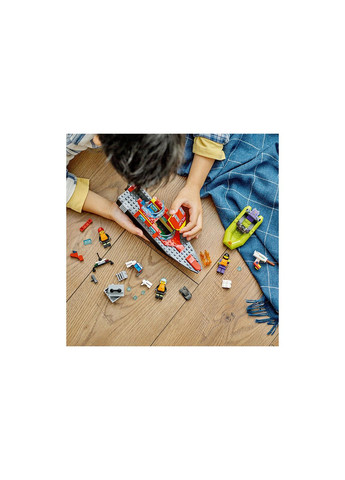 City Лодка пожарной бригады 144 детали (60373) Lego (304055051)