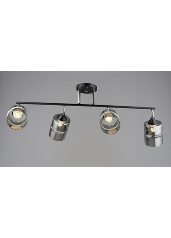 Люстра B K2286/4 BK+CH (Черный + Хром) Valeso (336934420)