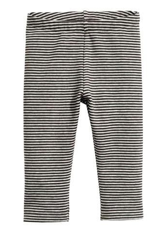 Лосины,серый в темно-серую полоску, H&M (283296121)