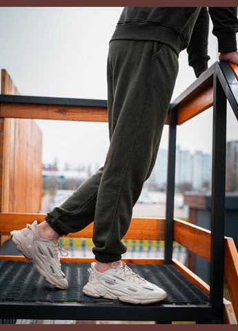 Хаки спортивные демисезонные джоггеры брюки Custom Wear