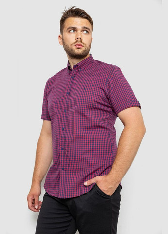 Сорочка чоловіча в клітинку, колір рожевий, Ager (341676735)