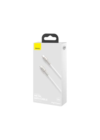 Кабель Type-C to Type-C 100W 1m Baseus Cafule Series Metal Data Cable (385619354)