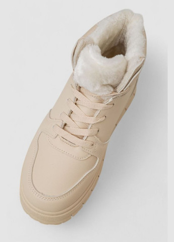 Кросівки жіночі зимові на хутрі, колір бежевий, 248RMB12 Stilli бежеві всесезони (313292989)