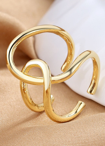 Жіноча каблучка Golden Lines (1613-01) One size Macarena (316038827)