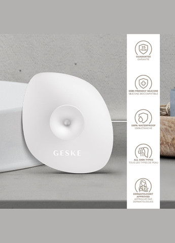 Щетка для лица Facial Brush 4в1 с держателем white GESKE (341525977)