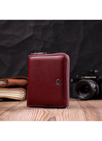 Жіночий шкіряний гаманець 12,5х10,2х2 см st leather (288046809)