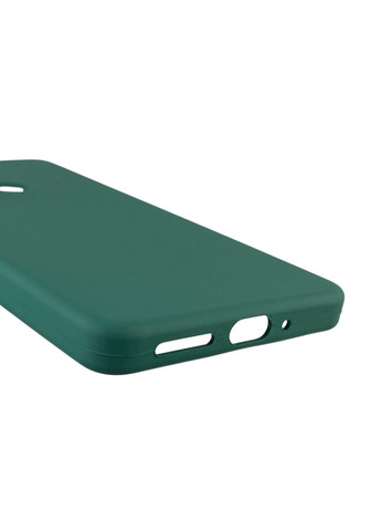 Чохол для Redmi Note 13 Pro 4G силіконовий з мікрофіброю нековзний на сяомі редмі нот 13 про 4г зелений Xiaomi (366387876)