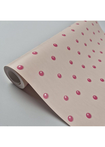 Обои флизелиновые моющиеся 0.53 × 10.05 м 54109, бежевые с розовым — для спальни, гостиной, детской MARBURG (368895592)