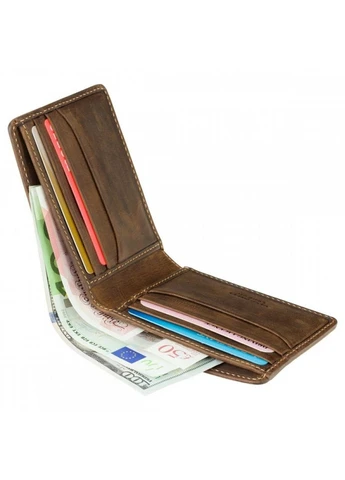 Чоловічий шкіряний гаманець ART50 Aldo (Saddle Tan) Visconti (377353450)