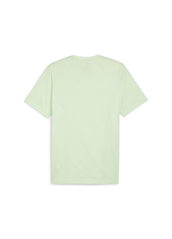 Зеленая футболка essentials heather men's tee Puma