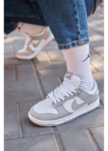 КРОССОВКИ ЖЕНСКИЕ NIKE SB DUNK LOW RETRO GREY НАЙК СБ ДАНК No Brand серые демисезоны (367167150)