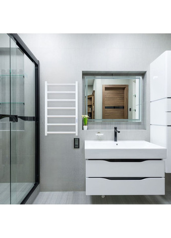 Полотенцесушитель электрический с контроллером матовый 790*490 Carino PAOLO (365595893)