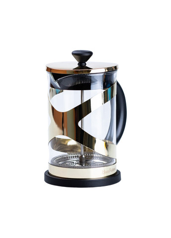 Френч-пресс стеклянный чайник Haus Roland 800 мл с фильтром, золото. TS Kitchen (324070234)