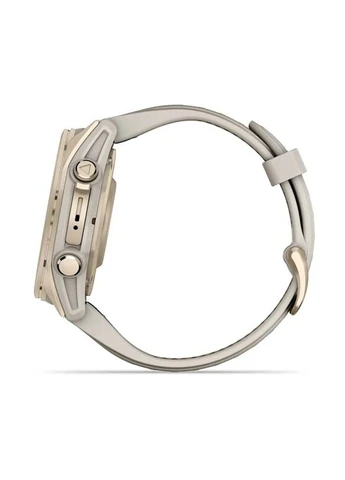 Смарт-годинник Fenix 8 43mm AMOLED Sapphire Soft Gold with Fog Gray Silicone (010-02903-11) Garmin (389987433)