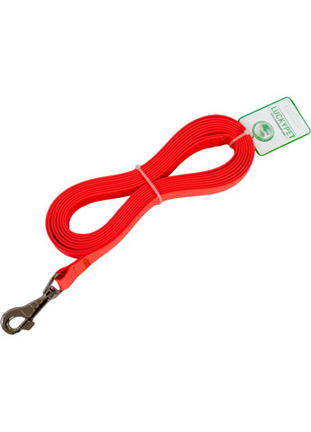 Повідець з водонепроникної стрічки 2.5/400 см Оранжевий (4820224215464) Lucky Pet (279564937)