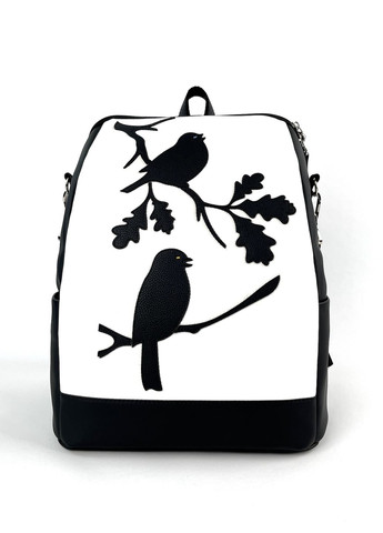 Рюкзак з відділенням для ноутбука 240040 чорно-білий Alba Soboni (299338982)