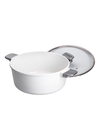 Кастрюля алюминиевая MGC с антипригарным покрытием 5 л, белый MGC HP-4-455W No Brand (373399880)