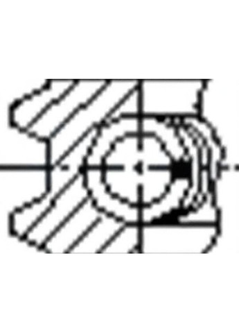 Кільця поршневі (1CYL) PSA/FORD 86.0 (2/2/2) P22DTE/ABFA/D5BA/D6BA/F3FA/FIFA/FIFA/HJBB/HJBC/N7BA/Q FR10-216600-ua Freccia (366178198)