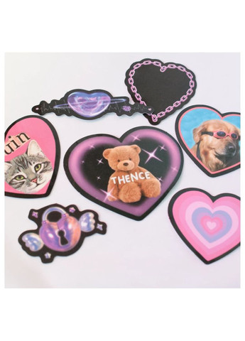 Набор глянцевых стикеров 10 штук комплект наклеек y2k кавай неоновая эстетика рандом стикерпак на ноутбук телефон блокнот панк No Brand (316323071)