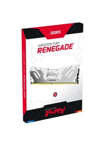Модуль памяти для компьютера (ex.HyperX) (KF564C32RWK2-64) Kingston FURY DDR5 64GB (2x32GB) 6400 MHz Renegade White XMP (402320186)