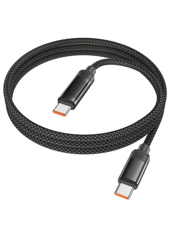 Кабель USB Type-C для USB Type-C / Провод шнур юсб тайп си на юсб тайп си для быстрой зарядки и передачи данных 1,2м Hoco (338600205)