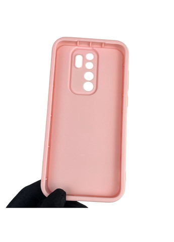 Чехол силиконовый Soft Touch с 3D принтом для Redmi Note 8 Pro розовый (Полная защита камеры) Xiaomi (370671510)
