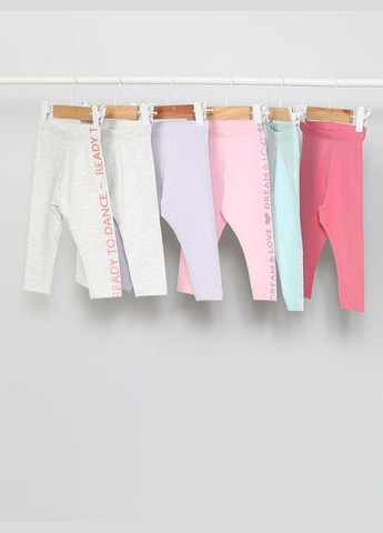 Розовые демисезонные набор детских легинсов Lefties