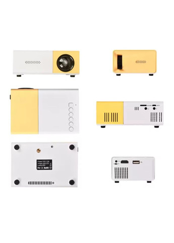 Міні-проектор Q96 YG300 LED-проектор для дому вбудований динамік підтримка HDMI/USB пульт ДУ No Brand (341324915)