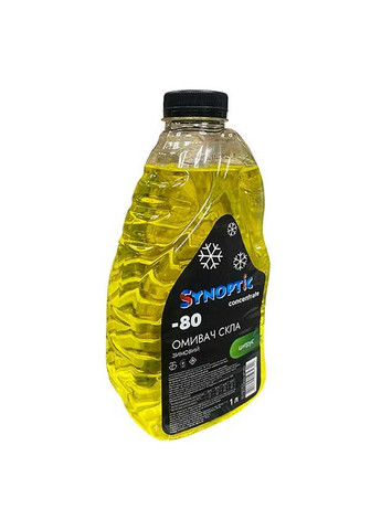 Омивач скла зимовий концентрат Цитрус -80°C 1л Synoptic (352760467)