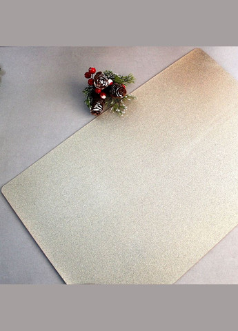 Зелёная новогодняя салфетка двухсторонняя Санта с блёстками 30*45 см Hell (304771113)