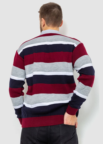 Бордовый демисезонный свитер-обманка мужской Ager